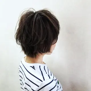 ショート カラー パーマ エリア人気No.1 美容室Ash西船橋のヘアスタイル