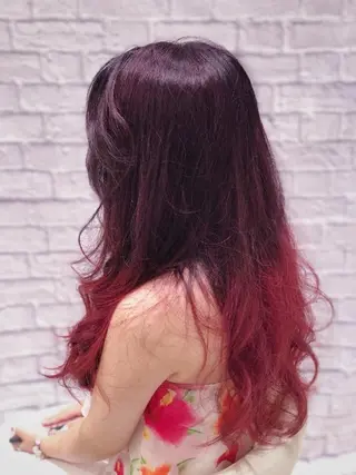 カラー ロング 増田 龍太のヘアスタイル