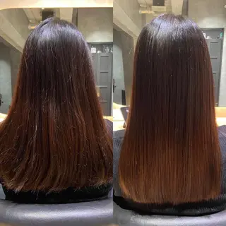 ロング ツバサ 髪質改善のヘアスタイル