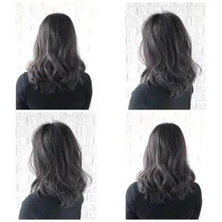 ミディアム カラー KIZU 髪質改善 オカルト怪談のヘアスタイル