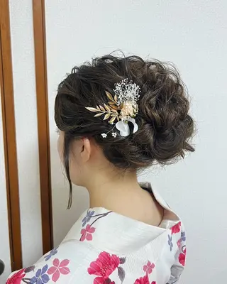 ロング ヘアアレンジ KANA カナのマツエク・マツパデザイン