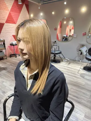 セミロング 【天満1艶髪】潤艶/ 髪質改善🌹釣本竜哉のヘアスタイル