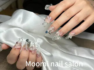 ロング Moomi あずりのネイルデザイン