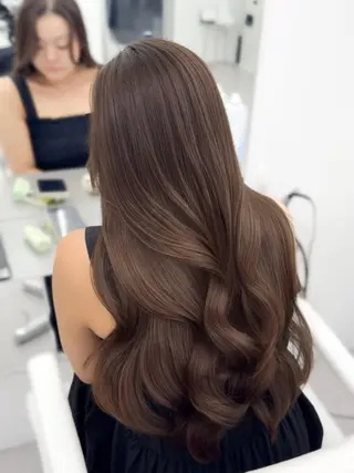 ミディアム カラー ヘアアレンジ 最小顔周りカット/ くびれヘア/窪田洸希のヘアスタイル