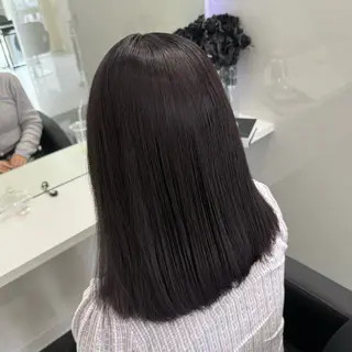 セミロング カラー ハイトーン/ 髪質改善/上質艶髪のヘアスタイル