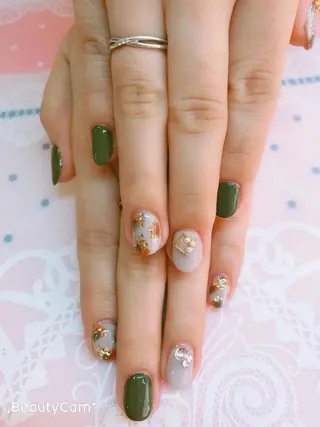 ネイル Chiara チップ長さ出しのネイルデザイン