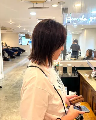 ミディアム カラー 高山 鳳成のヘアスタイル