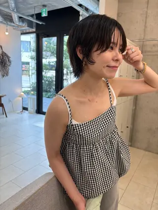 ショート NOUN所属・eri kinjoのヘアスタイル
