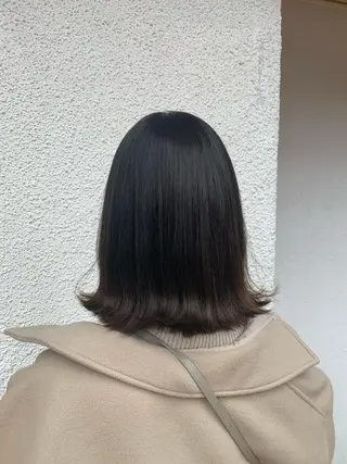 ミディアム カラー パーマ ヘアアレンジ 中津/柔らかカラー/ ナガオ イズミのヘアスタイル