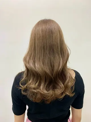 ロング カラー 新宿/小顔レイヤー/ 顔まわり/西慶太朗のヘアスタイル