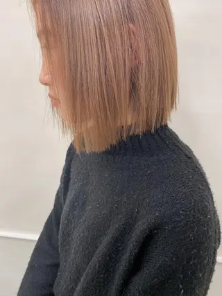 ショート カラー レイヤーウルフ エクステ磯部のヘアスタイル
