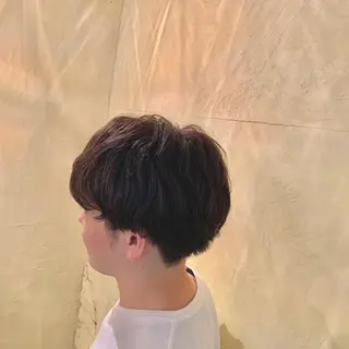 パーマ メンズ しながわ はるかのヘアスタイル