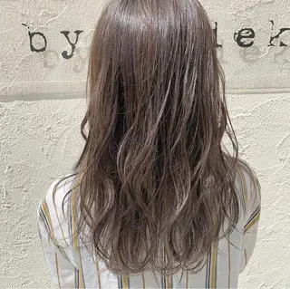 ロング カラー 髪質改善色素改善特化 keiのヘアスタイル