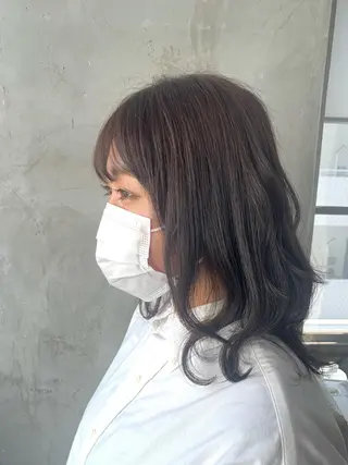 ミディアム カラー 立川/シールエクステ /みづきのヘアスタイル