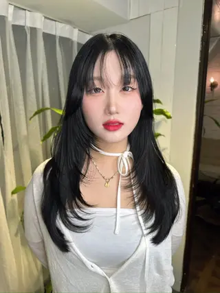 ロング カラー ワンホンヘア ケラチン/Kaitoのヘアスタイル