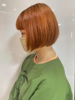 ショート カラー ハイトーン/ブリーチ /ウルフ⛓️MAKIのヘアスタイル