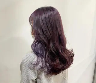 ロング カラー たなか もえなのヘアスタイル