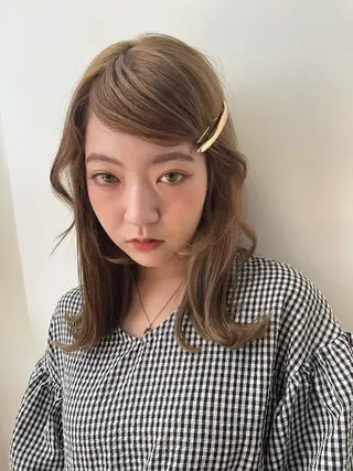 セミロング カラー momone🍒 メンズカットパーマのヘアスタイル