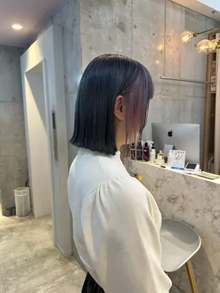 ミディアム カラー OLSEN D.B.A BALLOON HAIR所属・さとう あやかのヘアスタイル