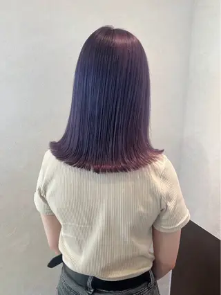 カラー nehus nagaoka所属・🖤複雑履歴ブリーチ Mizuki 🖤のヘアスタイル