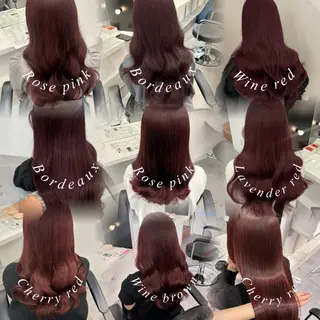 カラー 暖色/艶カラー/ エクステ/ユリヤのヘアスタイル