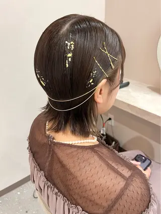 ショート ヘアアレンジ Mila Akariのヘアスタイル