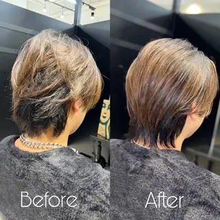 ミディアム パーマ メンズ kimika🥑 メンズ/髪質改善のヘアスタイル