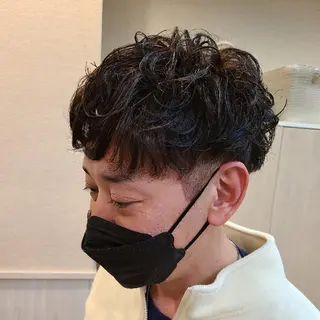 ショート パーマ メンズ 【ネウィ天王寺 】seiyaのヘアスタイル