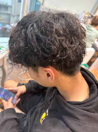 パーマ メンズ 🧸プルエクステ❤︎ ネイルKAO🧸のヘアスタイル