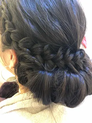 ヘアアレンジ 髪質改善春間 慶康のヘアスタイル