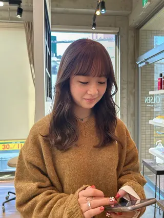 ロング カラー OLSEN D.B.A BALLOON HAIR所属・表参道OLSEN✂︎ nanamiのヘアスタイル