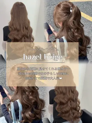 ロング 【ioe岡本】🐶 向井歩のヘアスタイル