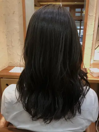 セミロング カラー ✨🌿大人可愛い愛さ れhair🌿✨松本のヘアスタイル