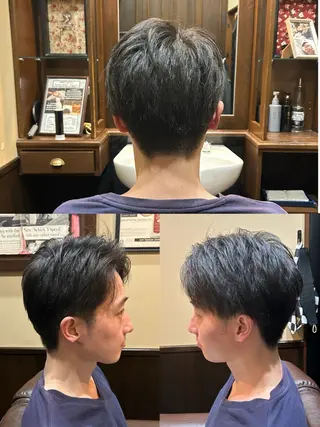 ショート メンズ ありが みさのヘアスタイル