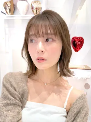 ミディアム カラー パーマ ヘアアレンジ レイヤーカット/ボブ /縮毛矯正✨大輝のヘアスタイル