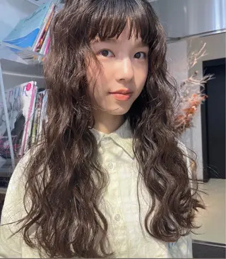 パーマ miyu / 透明感カラーのヘアスタイル