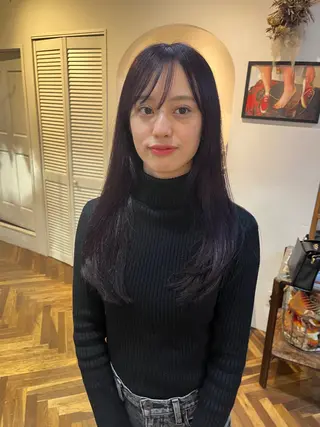 ロング カラー HOMIE TOKYO所属・sora / 渋谷 / ハイトーンのヘアスタイル