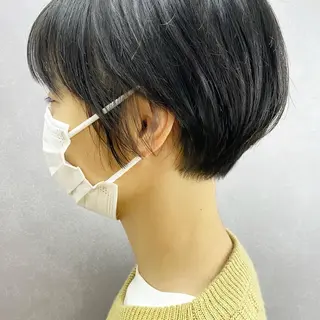 ショート ✨韓国風カット/艶髪 カラー✨yumeのヘアスタイル