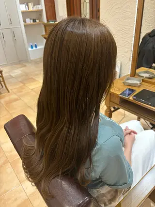 セミロング カラー 🌈透明感カラー🌈 🌟吉田祐介🌟のヘアスタイル