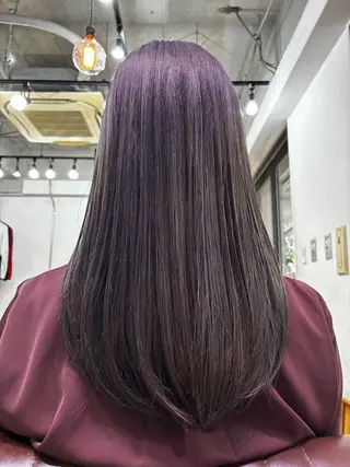 ロング カラー 佐藤 芽衣のヘアスタイル