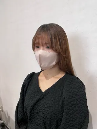 ロング 北島 遥香🫧インナ ー /ベージュカラーのヘアスタイル