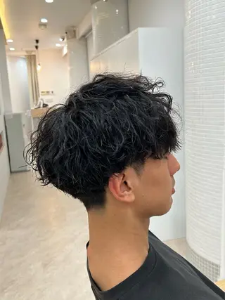ショート パーマ 加藤 大雅のヘアスタイル