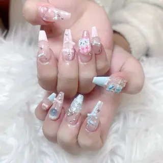 ネイル ミン ゴテゴテネイルのネイルデザイン