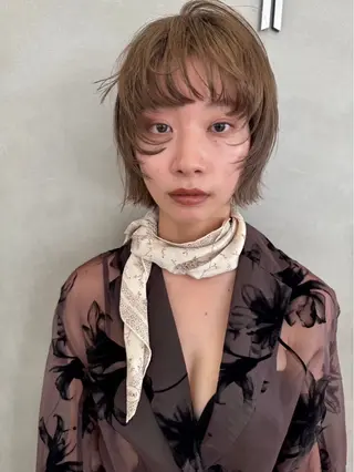 ショート MASHU chayamachi店所属・【梅田美容室】 似合わせカット サヤのヘアスタイル