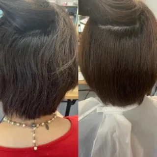 カラー 透明感のあるカラーが 得意／長谷川 健太のヘアスタイル