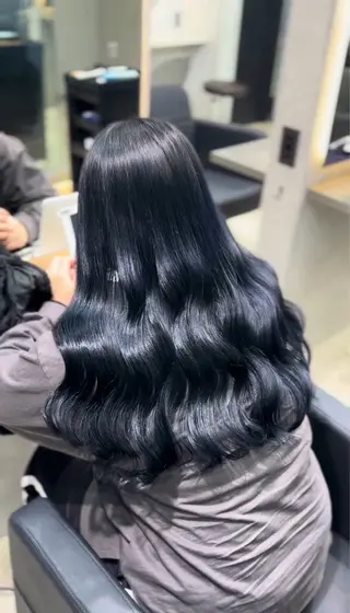 カラー ゆーめろ /Lapis福岡今泉のヘアスタイル