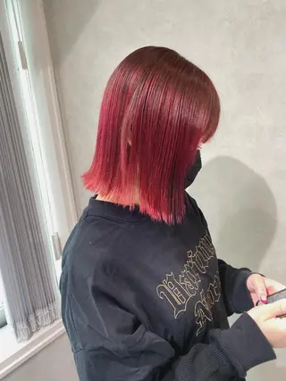 ミディアム ダブルカラー ブリーチ/kaitoのヘアスタイル