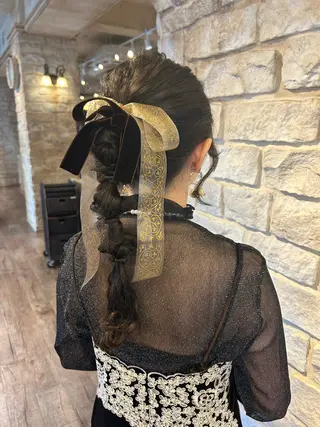 ヘアアレンジ Mei /オリーブ カラー/アレンジのヘアスタイル