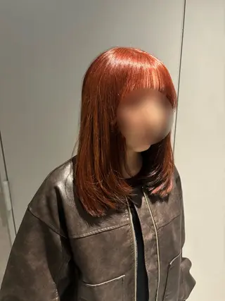 ミディアム カラー CS made by SHACHU 栄所属・山田 瑛司のヘアスタイル