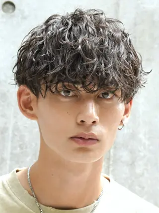 パーマ メンズ 名古屋メンズカラー 特化小林我修のヘアスタイル
